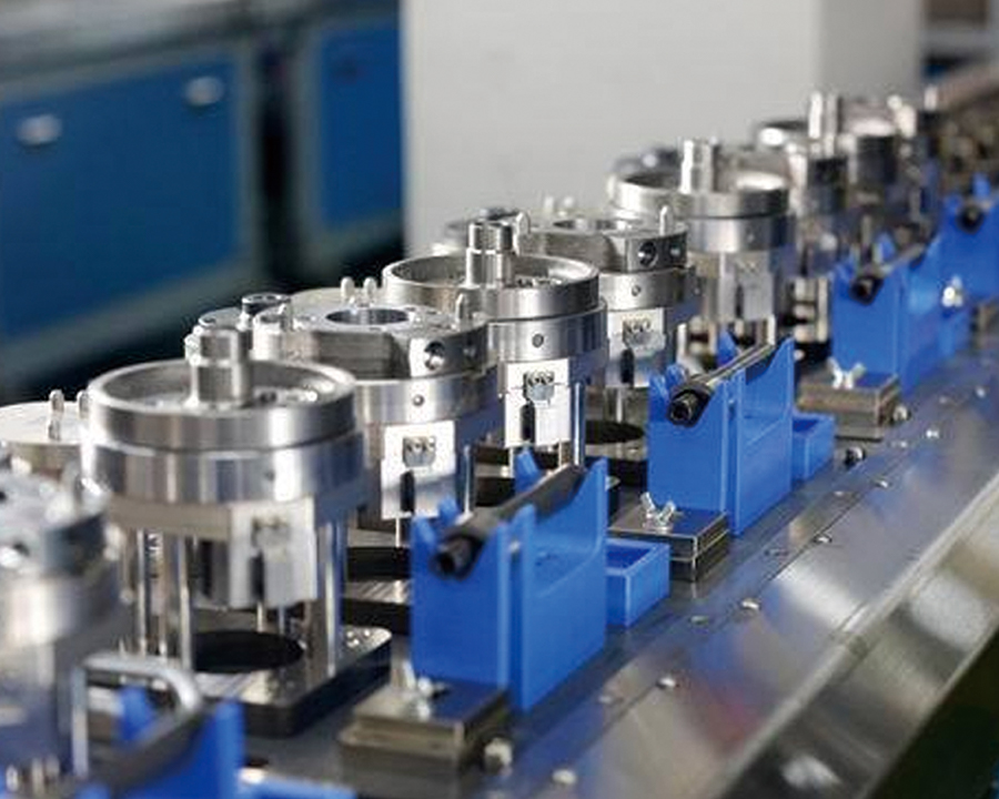 Linie de producție de asamblare automată a părților corpului pompei
